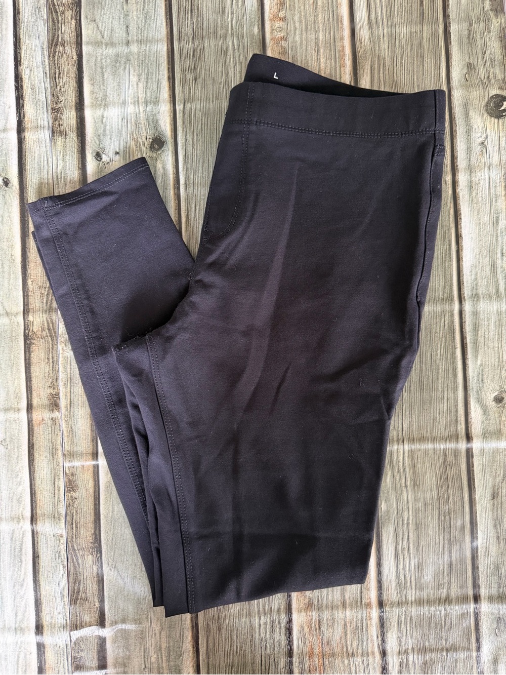 Women’s St. John's Bay Faux Black Demin Pants